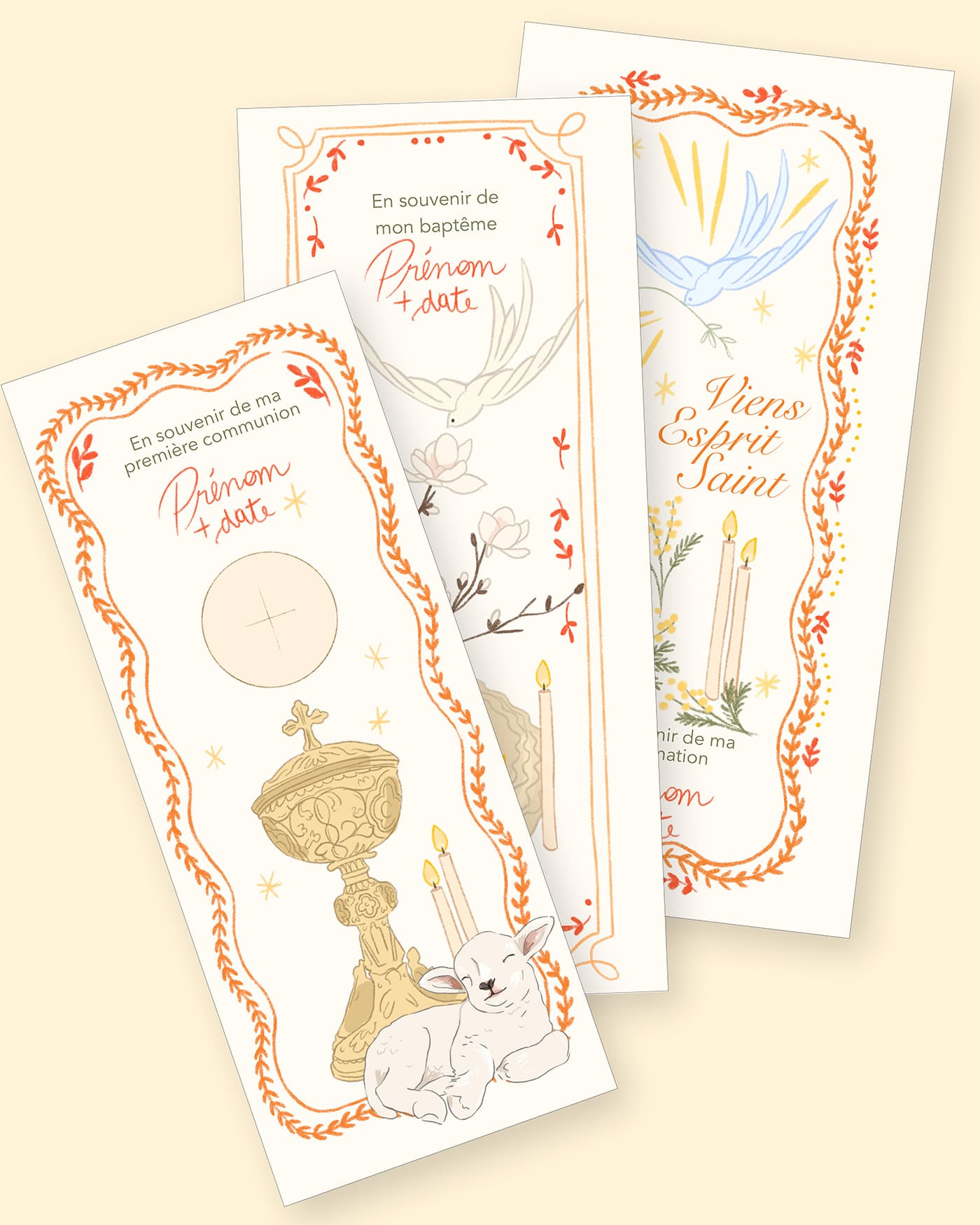 Signets fête de la foi — illustration catholique artisanale, vue 2