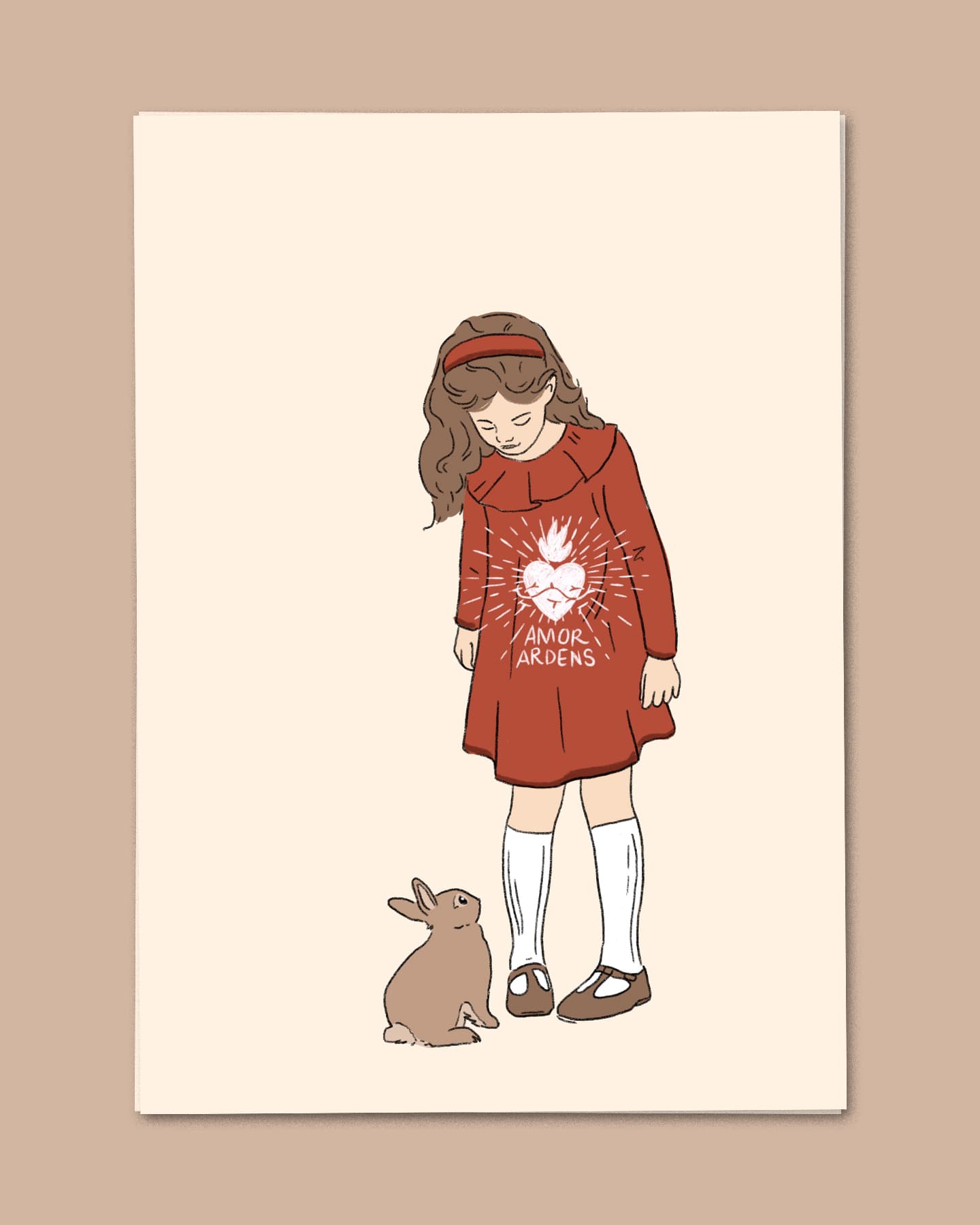 Chasse aux œufs — illustration catholique artisanale, vue 2