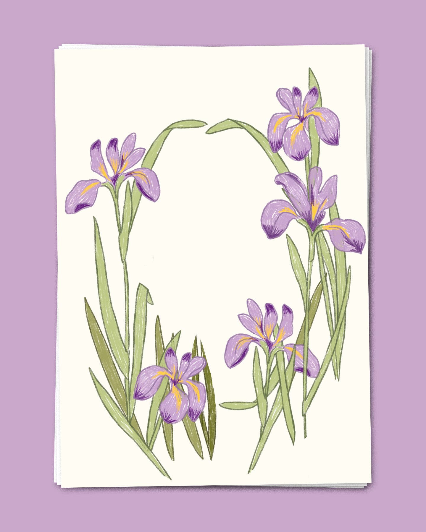 Illustration de plusieurs fleurs — illustration catholique — quotidien