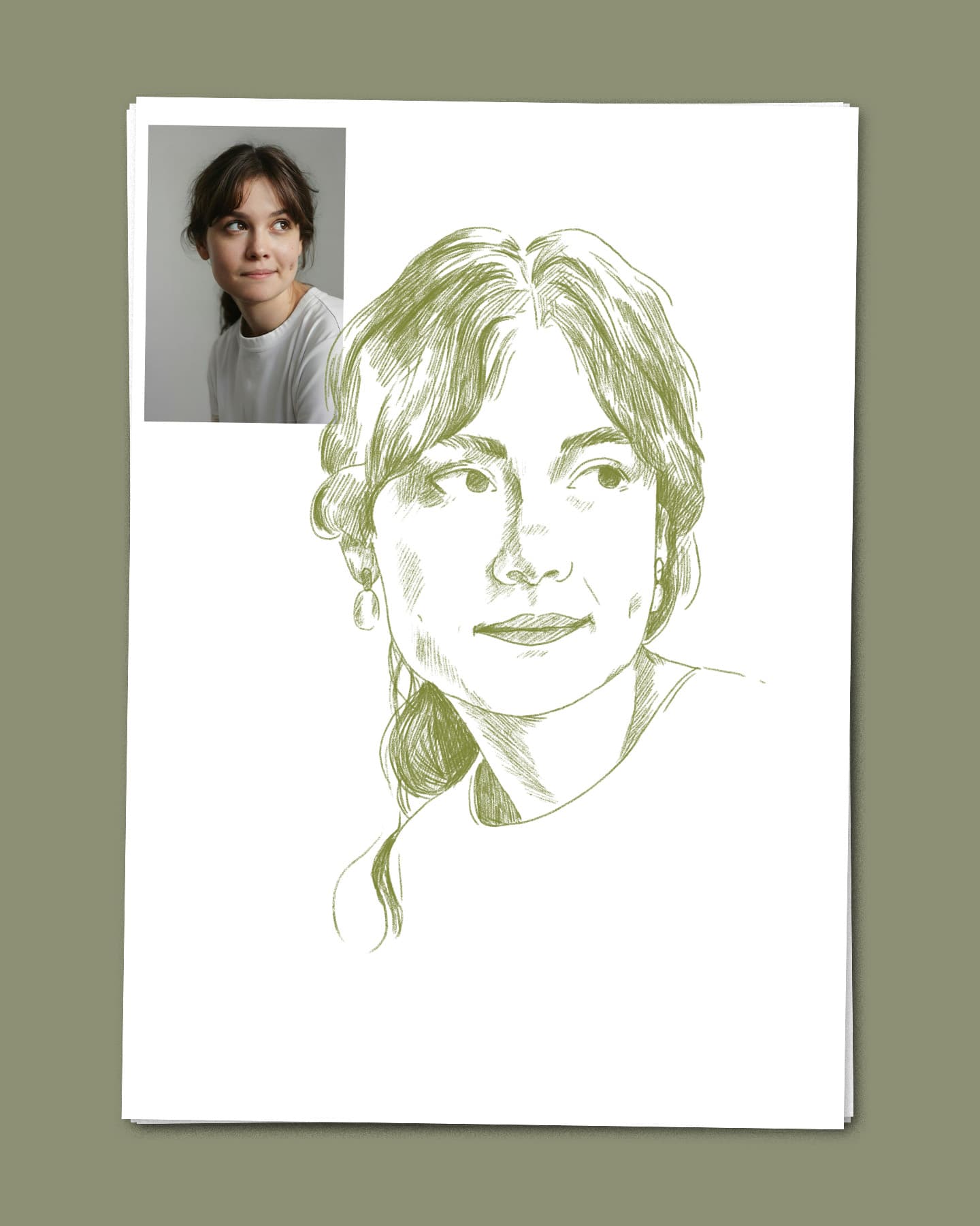 Portrait sur mesure — illustration catholique — quotidien