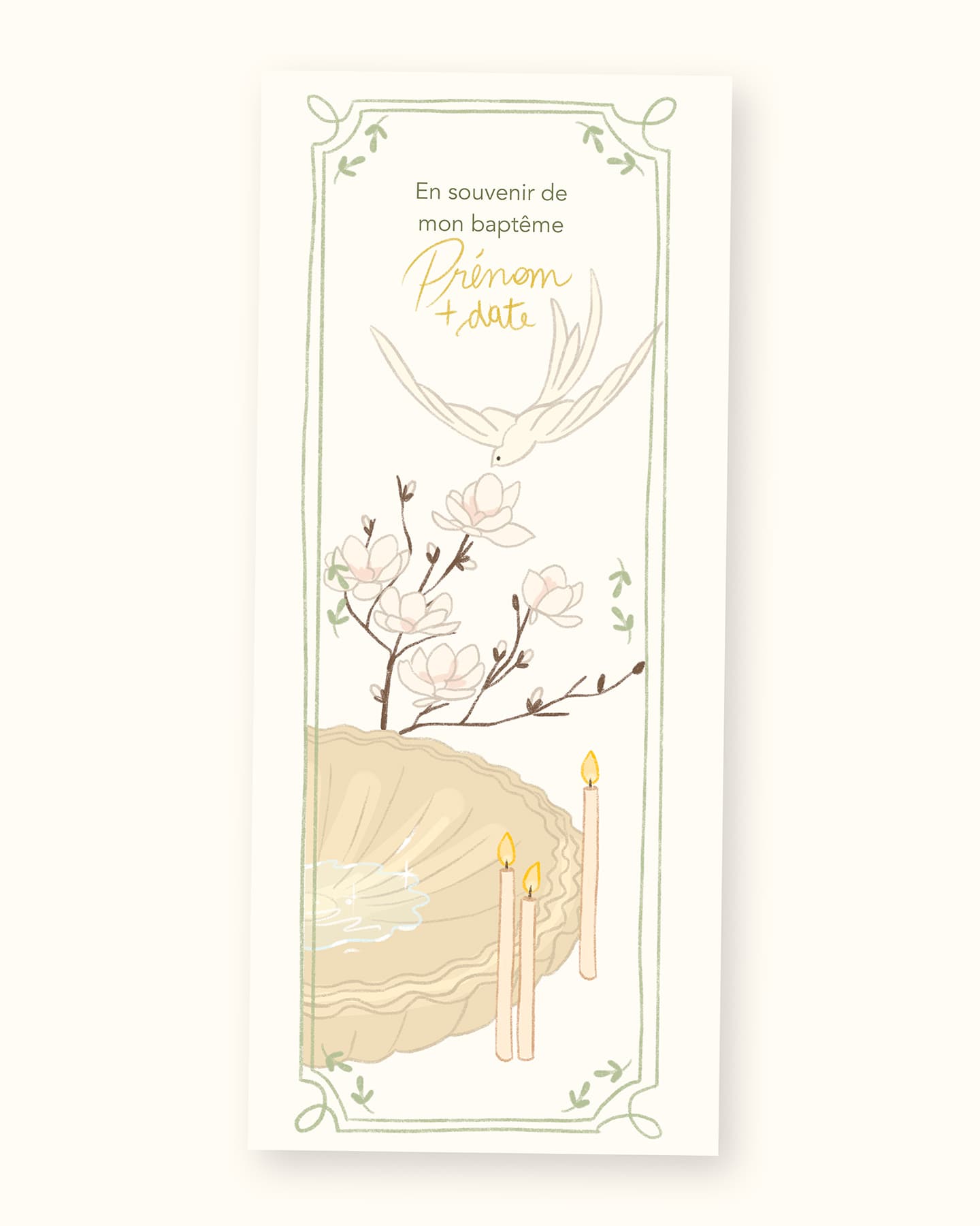 Signets fête de la foi — illustration catholique artisanale, vue 3